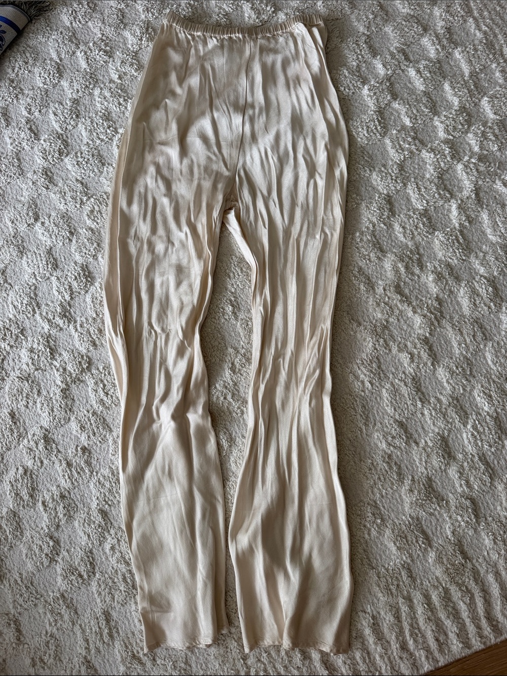 DISSH Cream Satin Pants